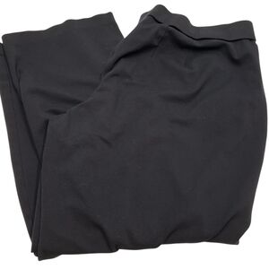 Lane Bryant Black Dress Wider Leg Pull On Trouser Pants Women's Size 18 20